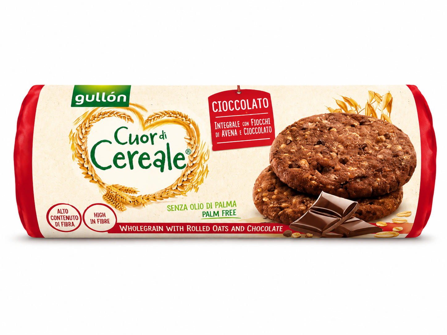 11 Gullon Wholegrain with Rolled Oats and Chocolate - Image 1