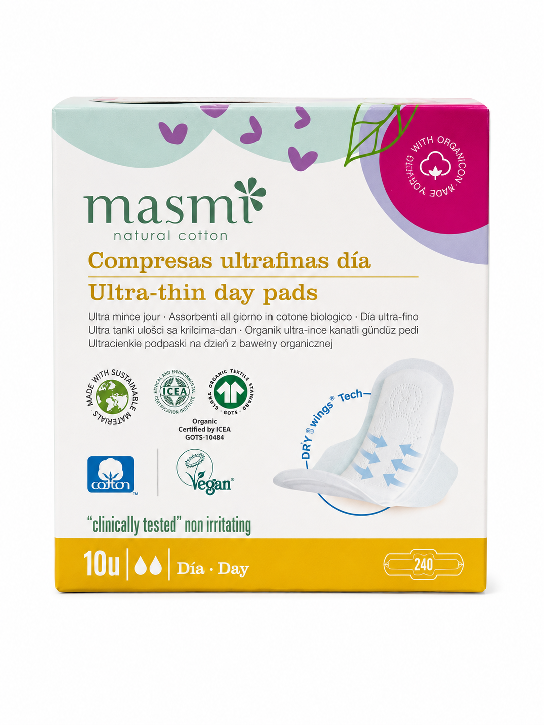 15 Masmi Organic Cotton Ultra Thin Day Pad - Image 1