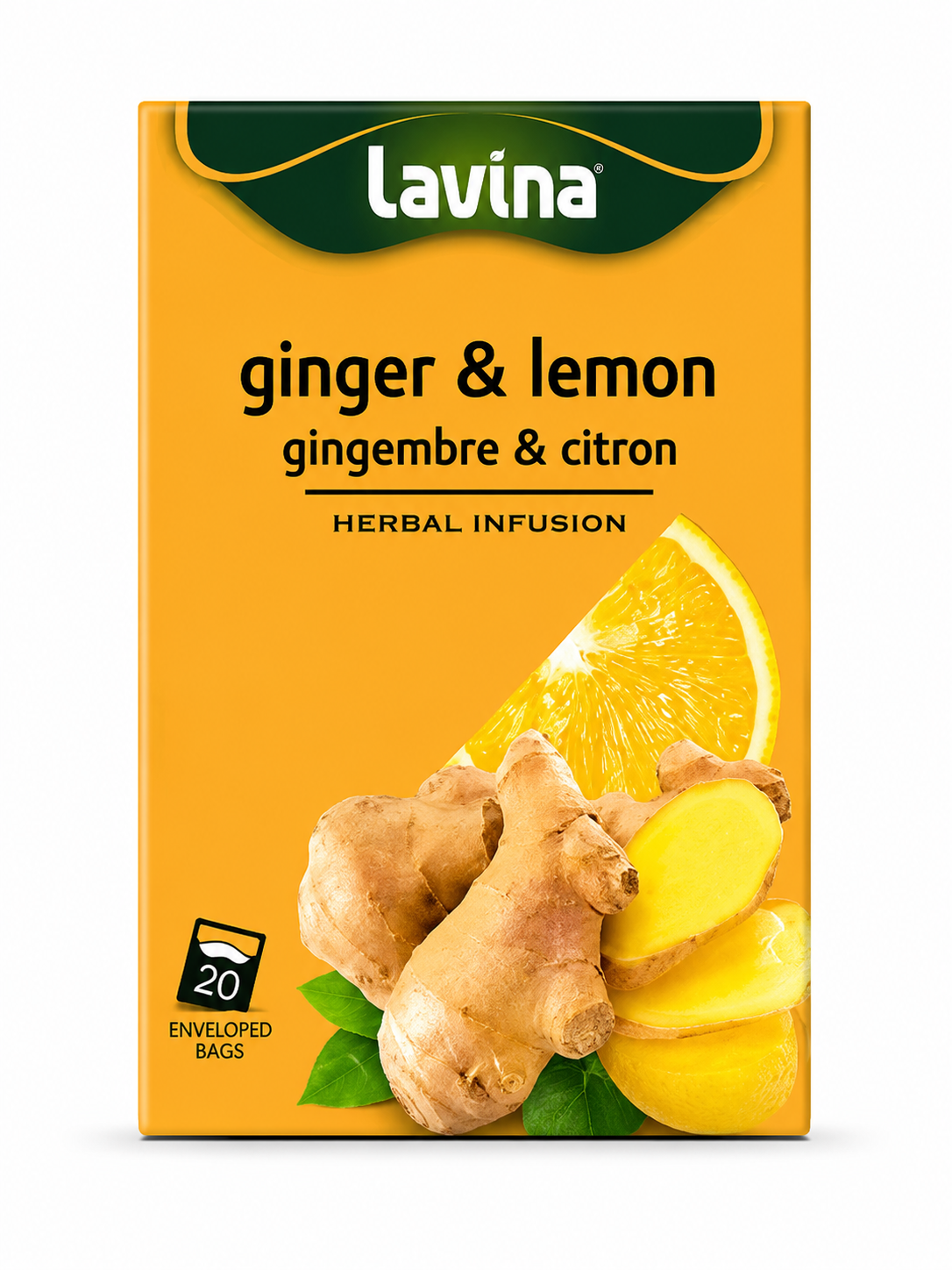 34 Lavina Ginger and Lemon Herbal Infusion - Image 1