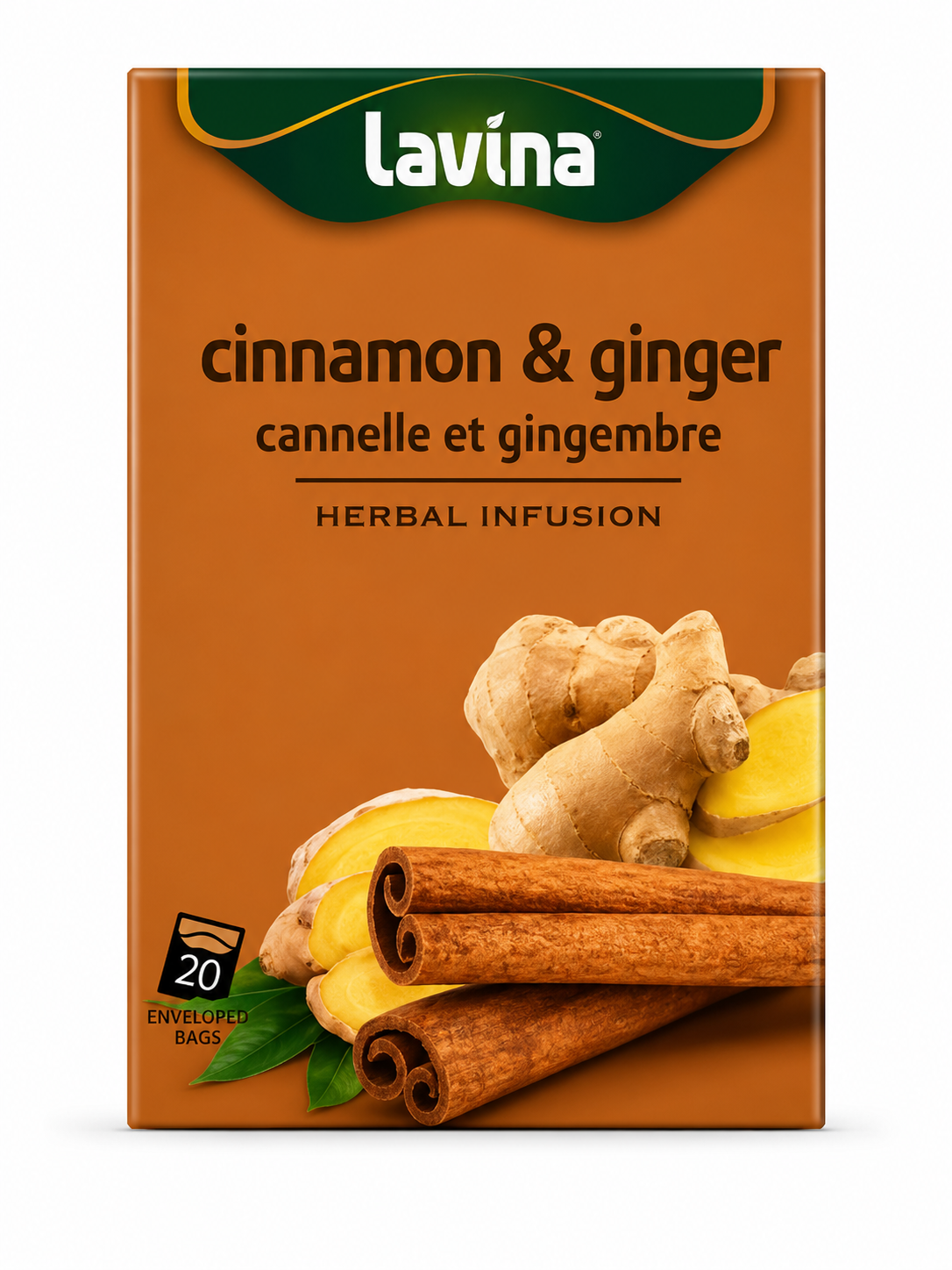 36 Lavina Cinnamon and Ginger Herbbal Infusion - Image 1