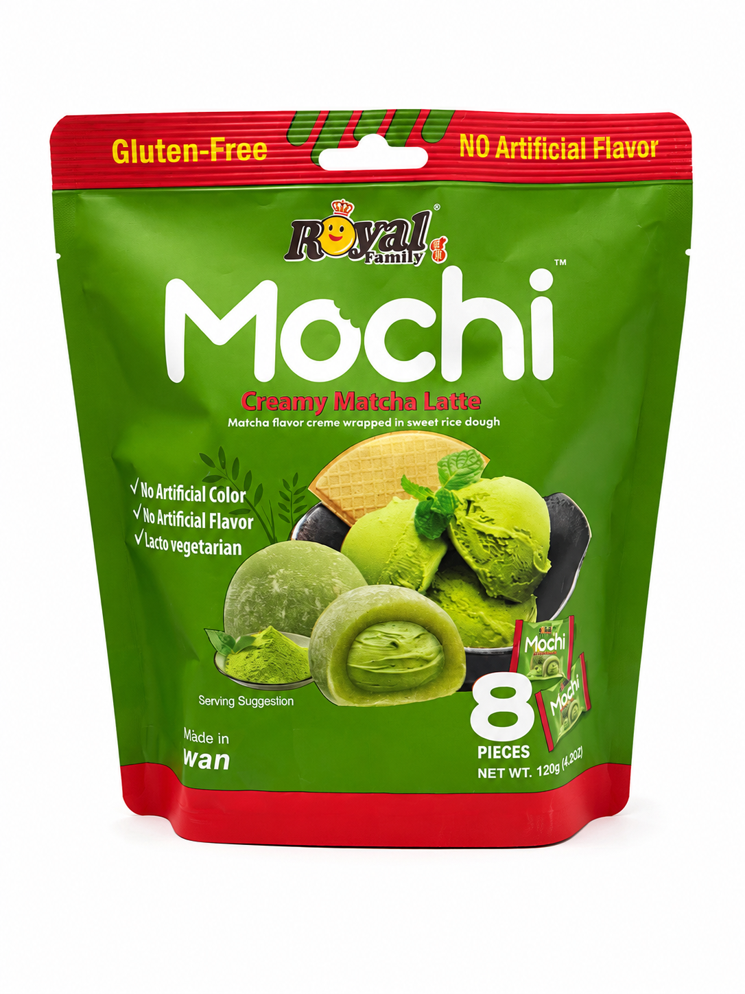 38 Royal Family Mochi Creamy Matcha Latte - Image 1