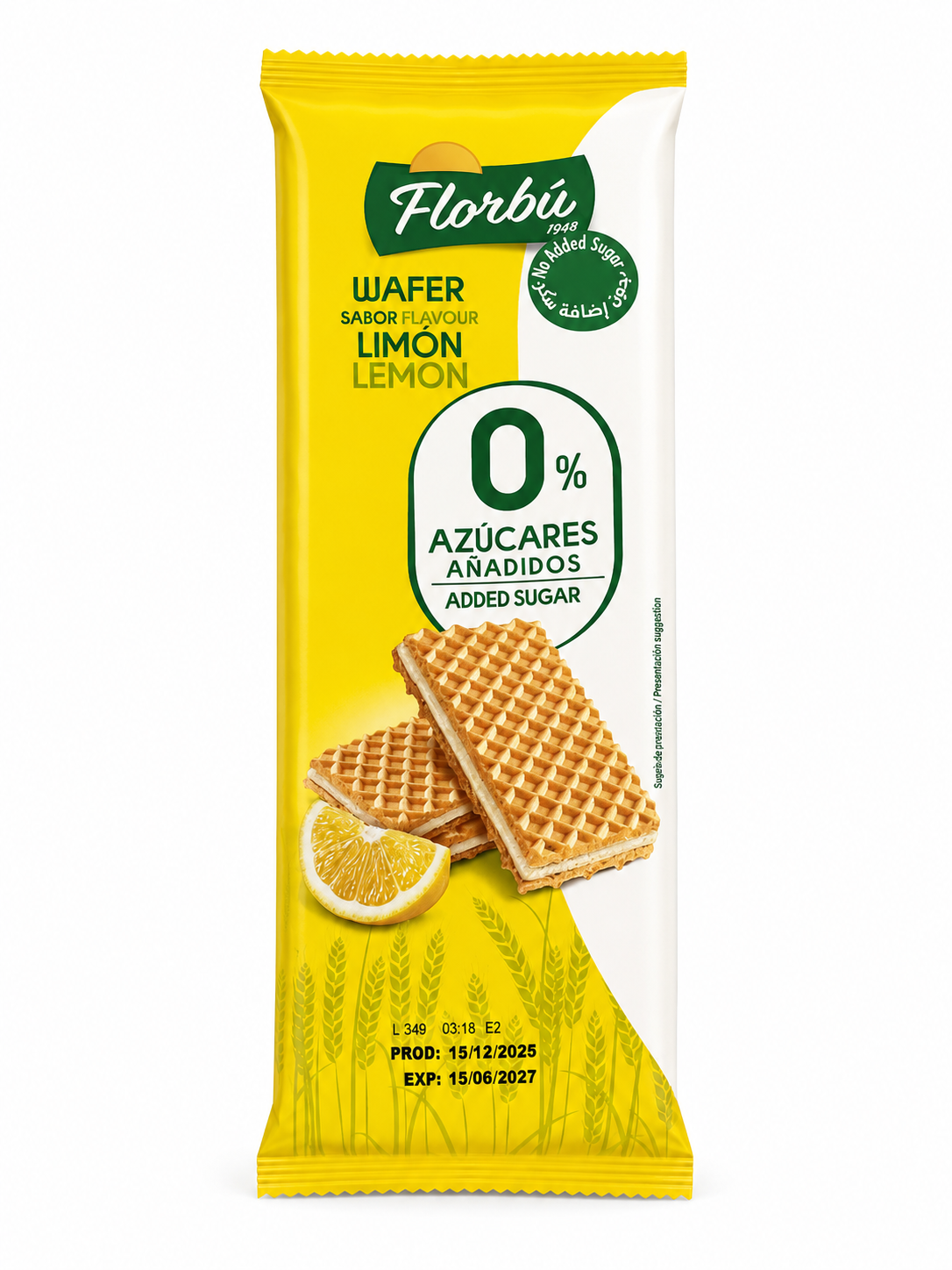 4 Florbu Wafer Lemon Zero Sugar - Image 1