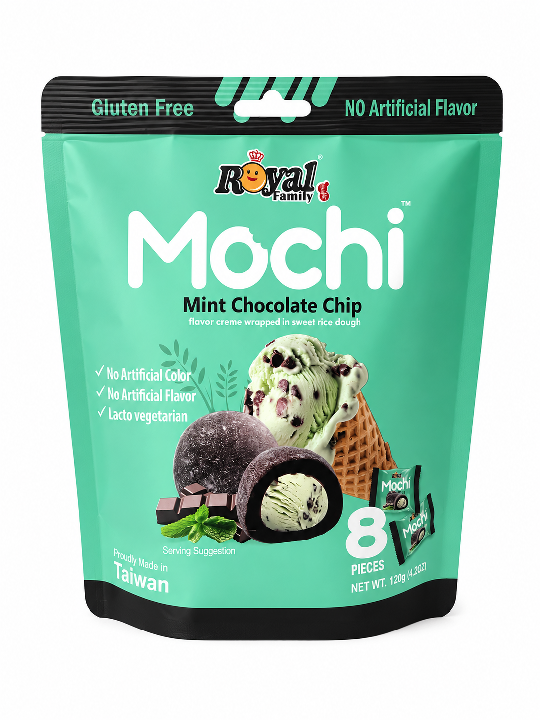 40 Royal Family Mochi Mint Chocolate Chips - Image 1