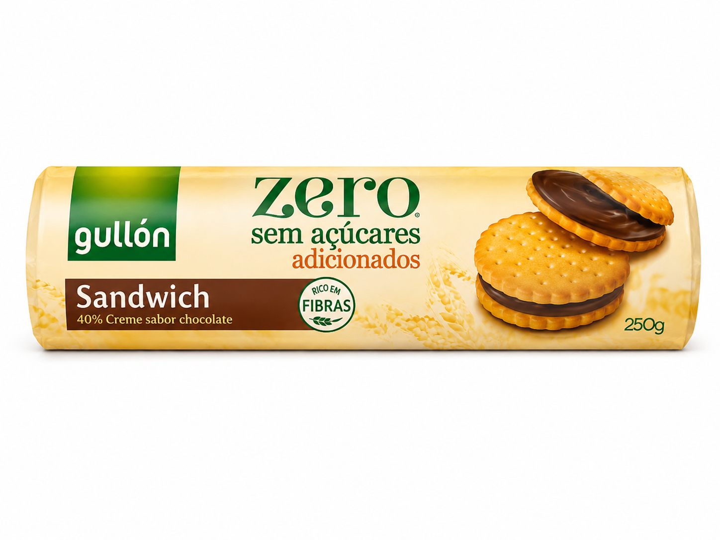 40 Gullon Sandwich Chocolate Cream Zero Sugar - Image 1