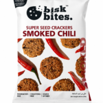 Bisk Bites Super Seed Crackers Smoked Chili