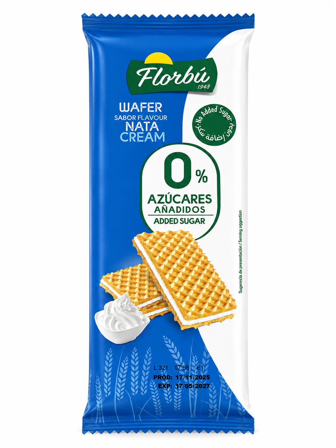 6 Florbu Wafer Nata Cream Zero Sugar - Image 1
