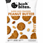 Bisk Bites Super Seed Crackers Peanut Butter