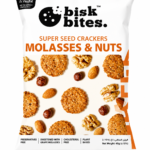 Bisk Bites Super Seed Crackers Molasses & Nuts