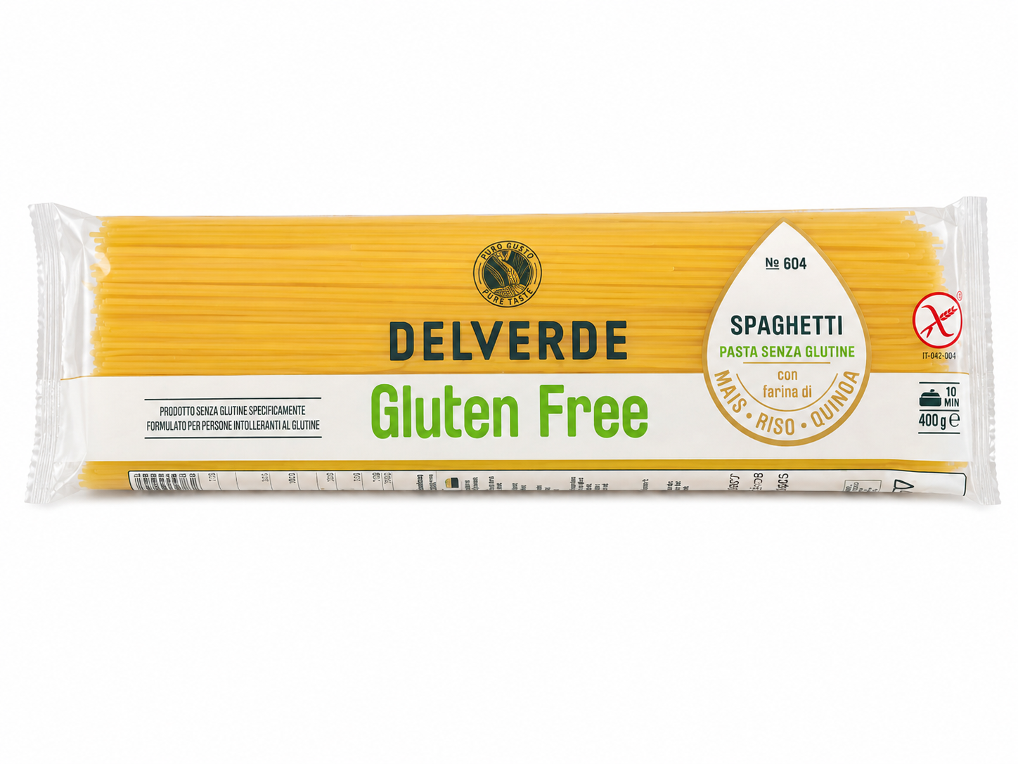 5 Delverde Gluten Free Spaghetti No604 - Image 1