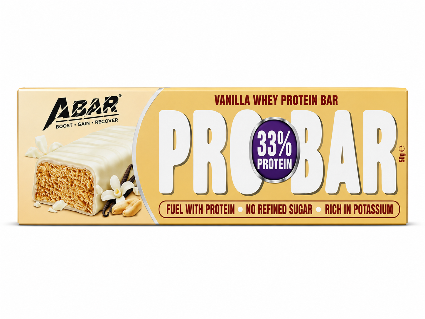 77 ABar Vanilla Whey Protein Bar 33% Protein - Image 1