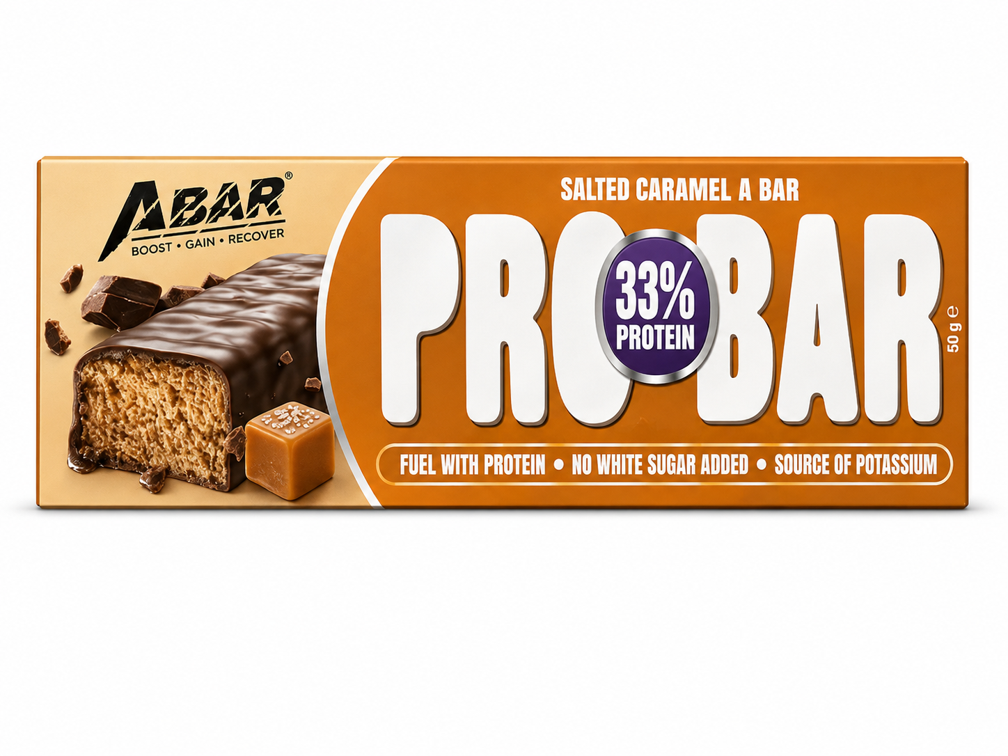 78 ABar Salted Caramel Whey Protein Bar 33% Protein - Image 1