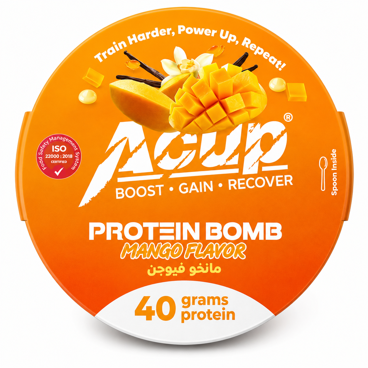 83 Acup Protein Bomb Mango Fusion 40g Protein - Image 1