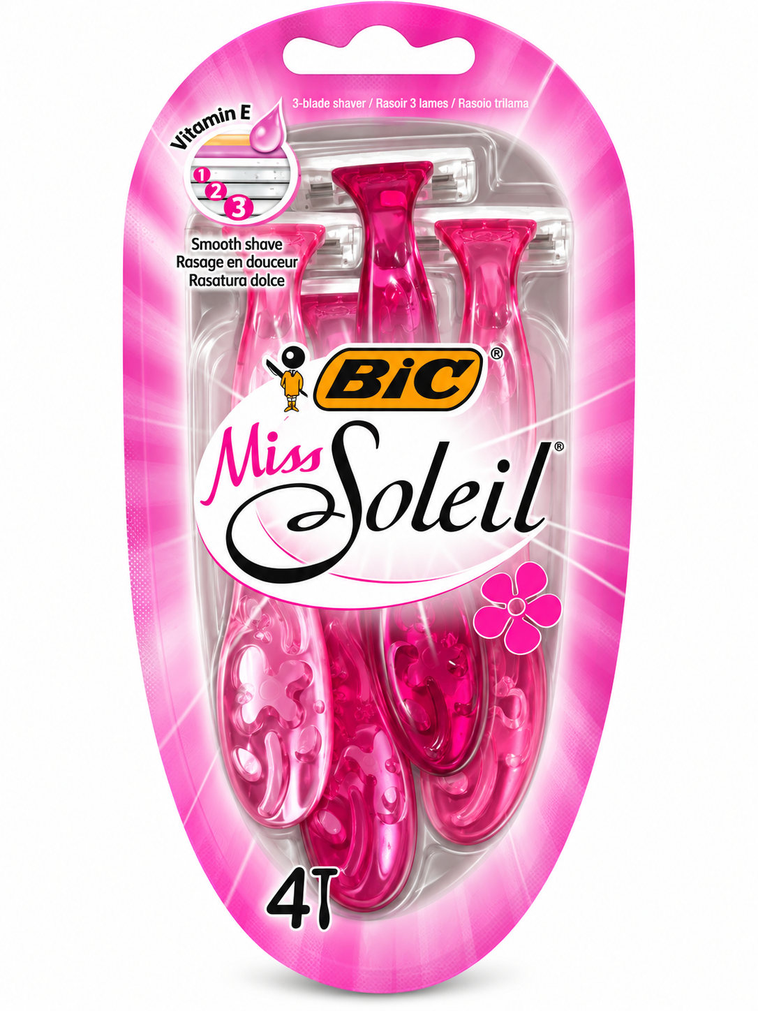 31 Bic Miss Soleil Smooth 4 Shave Blades - Image 1
