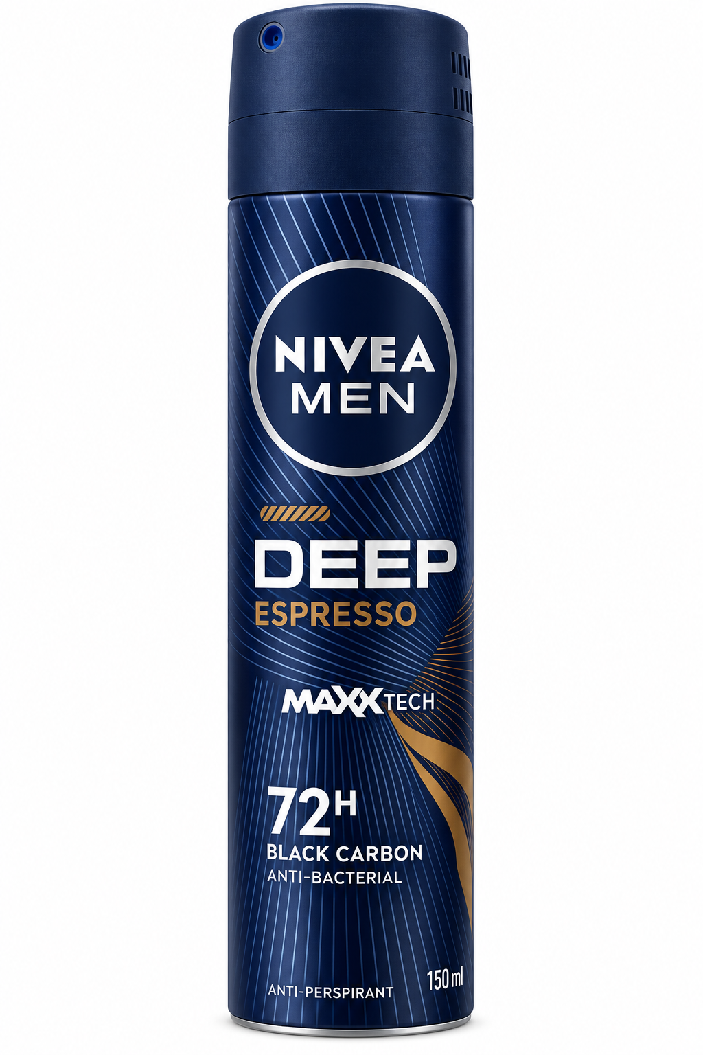 53 Nivea Deep Espresso Max Tech Spray 72h - Image 1