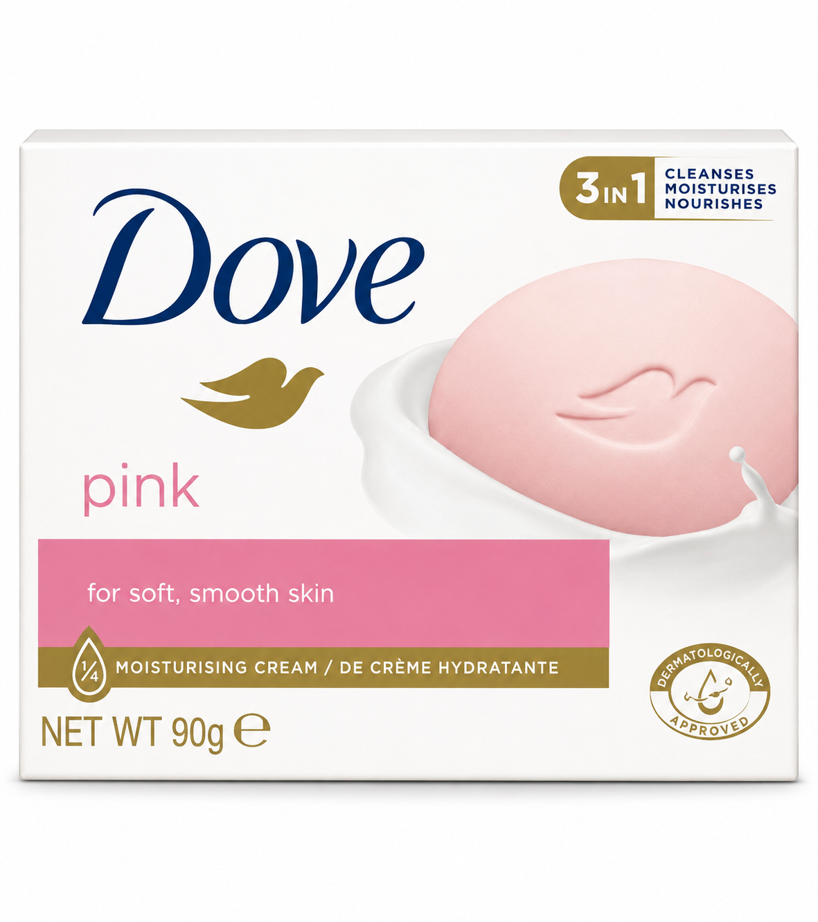 60 Dove Pink Soap Bar - Image 1