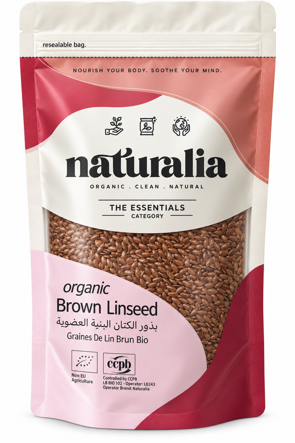 62 Naturalia Organic Brown Linseed - Image 1