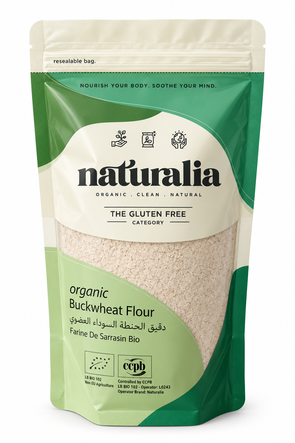 76 Naturalia Organic Buckwheat Flour Gluten Free - Image 1