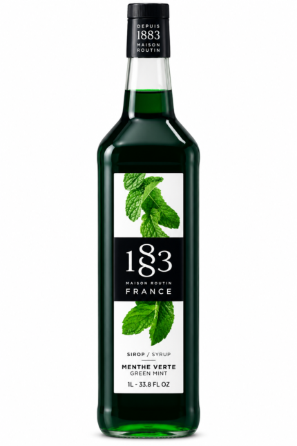 1883 Maison Routin France Green Mint Syrup
