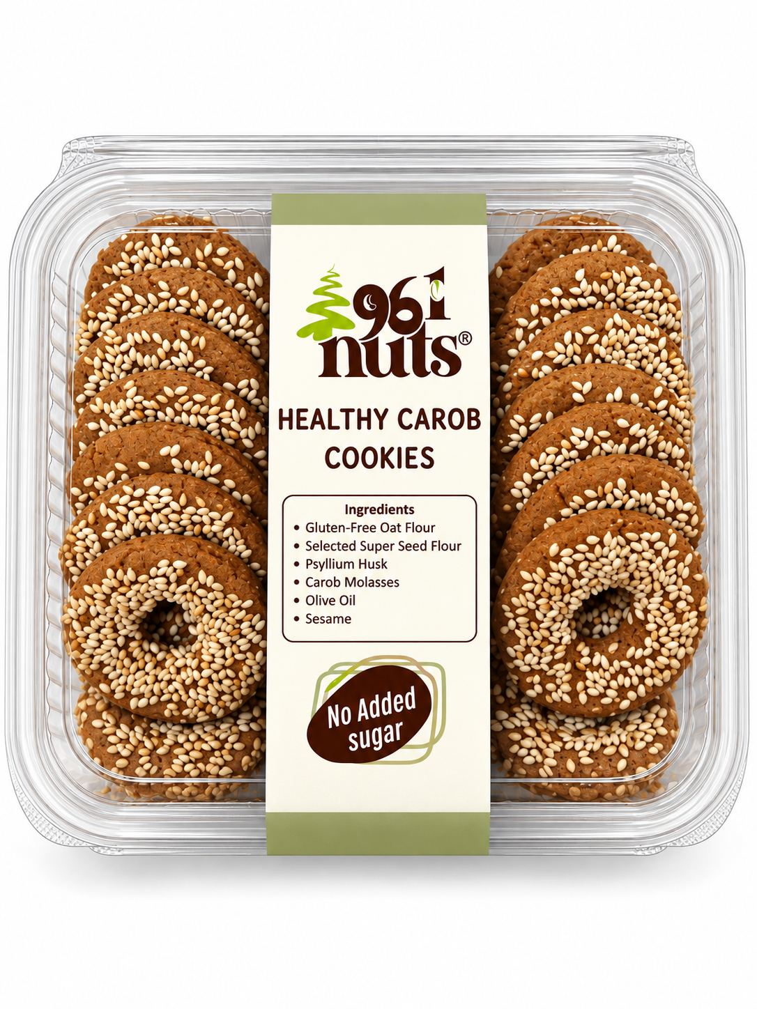 13 961 Nuts Healthy Carob Cookies - Image 1
