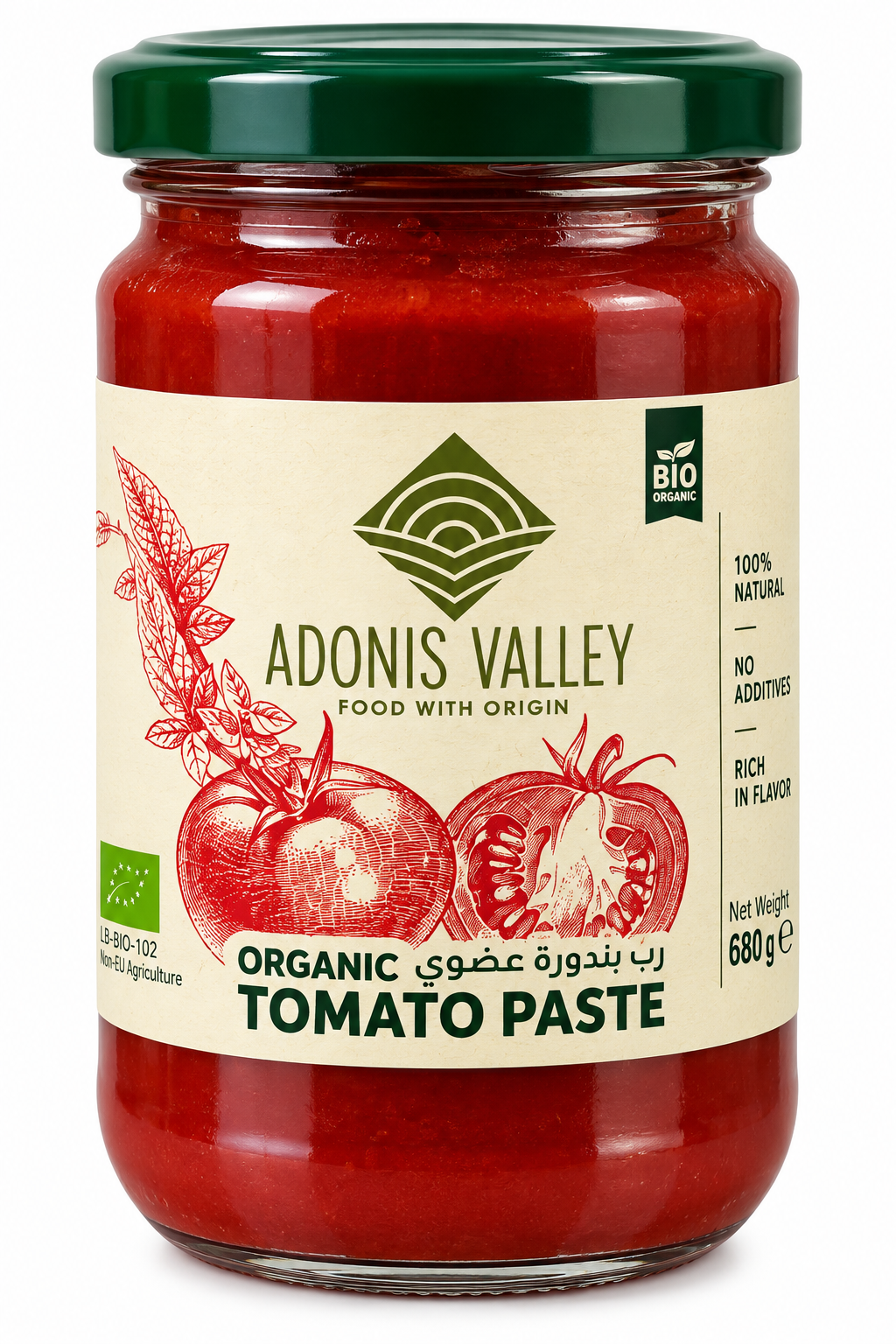 34 Adonis Valley Organic Tomato Paste - Image 1