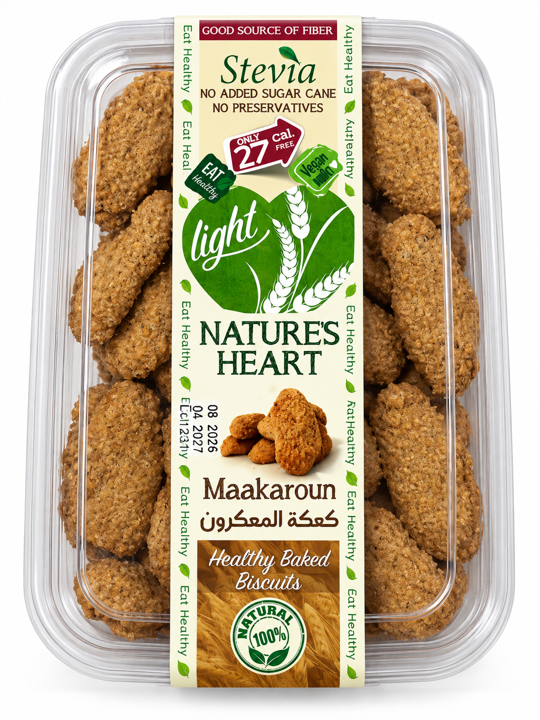 4 Natures Heart Whole Wheat Maakaroun Stevia - Image 1