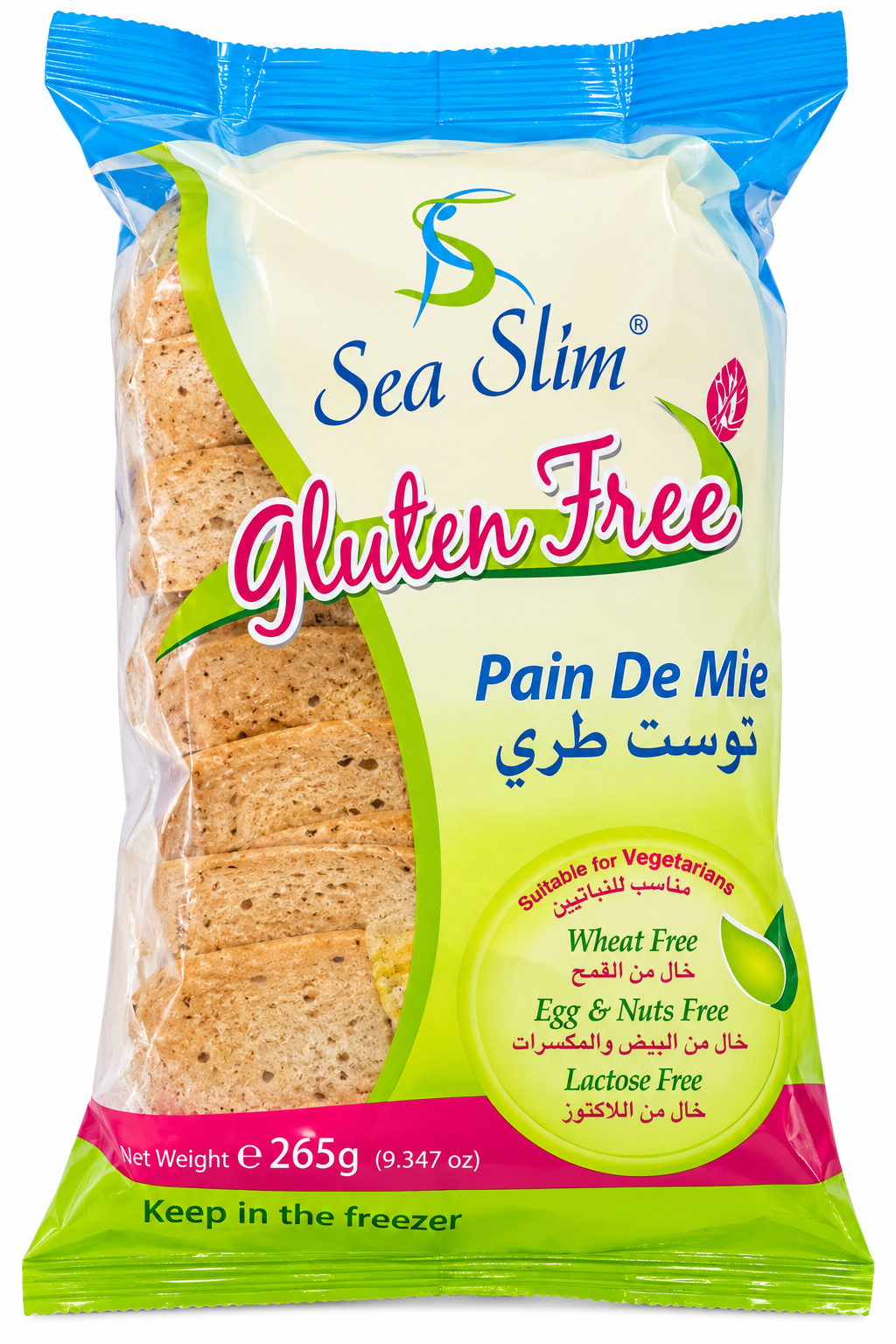 60 Sea Slim Pain De Mie White Gluten Free - Image 1