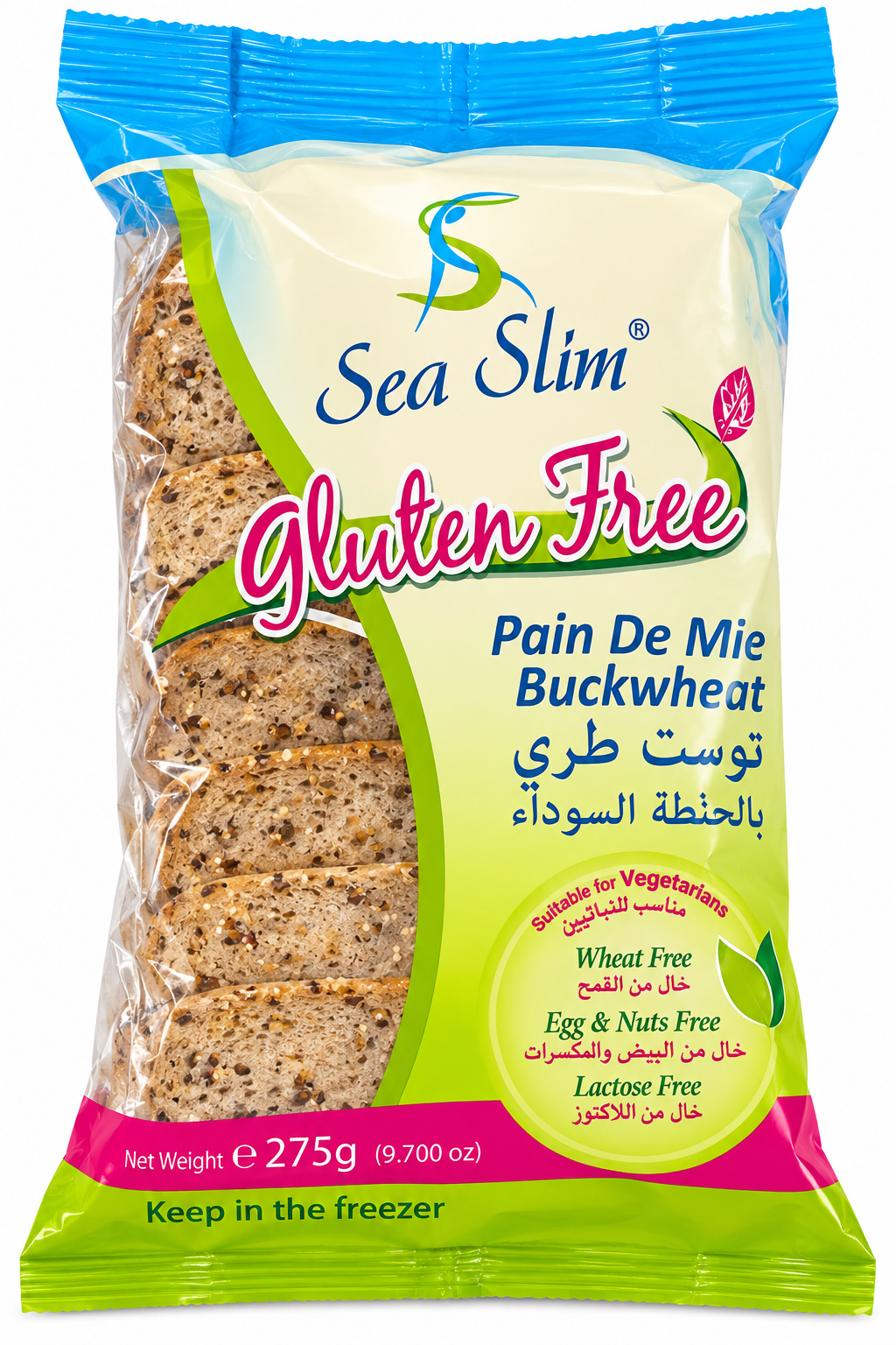 61 Sea Slim Pain De Mie Cereal Gluten Free - Image 1