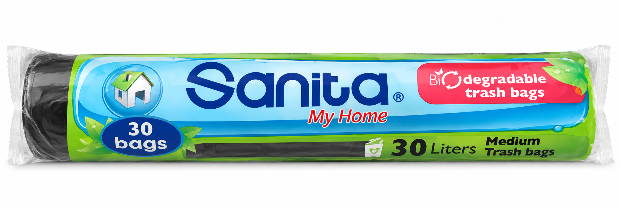70 Sanita My Home 30 Medium Trash Bags - Image 1