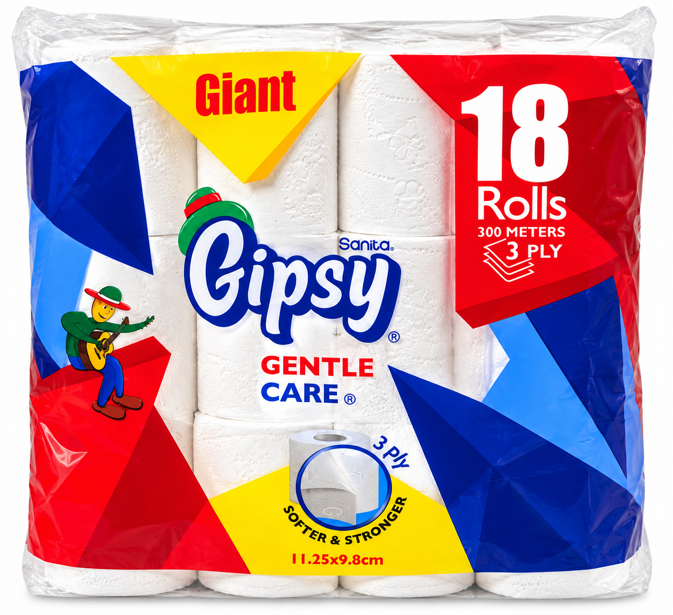 75 Sanita Gypsy Gentle Care Toilet Paper 18R - Image 1