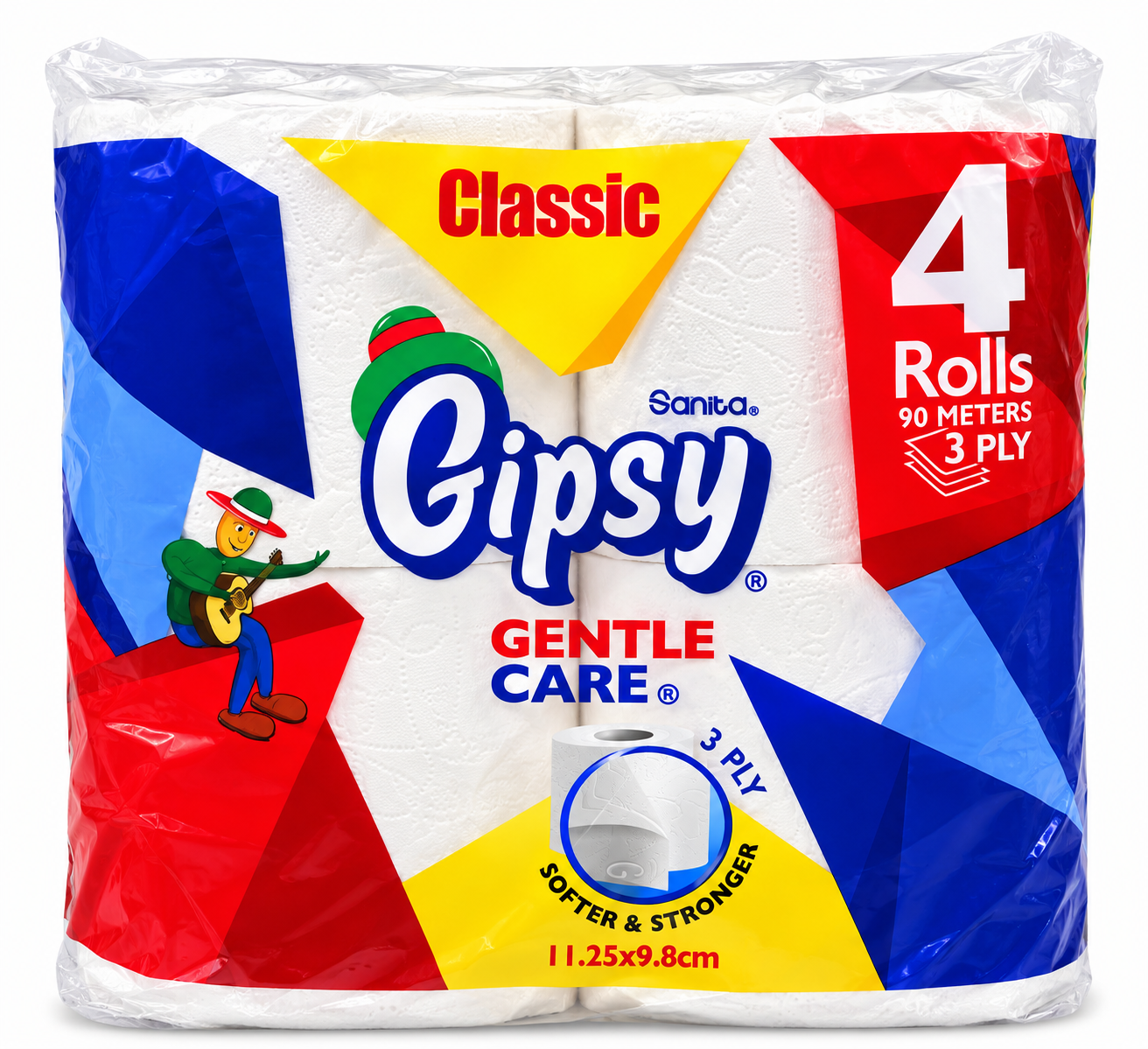 76 Sanita Gypsy Gentle Care Toilet Paper 4R - Image 1