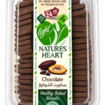 Natures Heart Whole Wheat Chocolate Biscuits Stevia